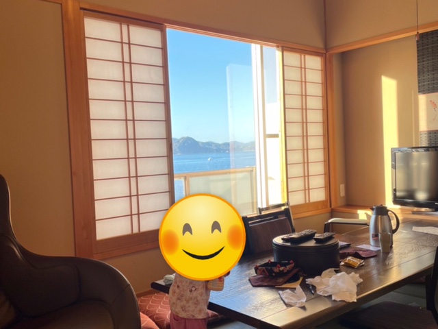 萩小町の客室の様子を撮影した写真